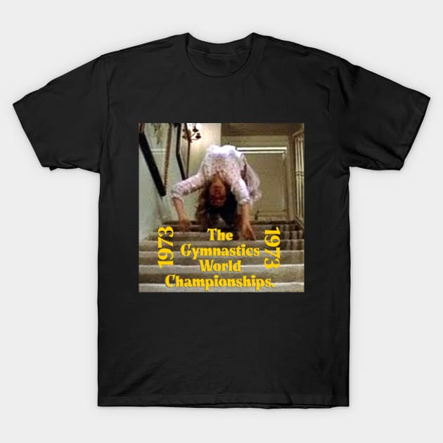 Exorcist Horror Movie Gymnastics T-Shirt by Digital GraphX